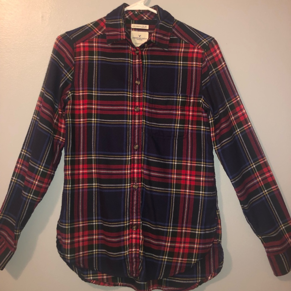XXS American Eagle Boyfriend Flannel